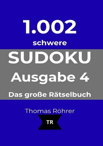Produktbild: 1.002er Sudoku / 1.002er Sudoku schwer