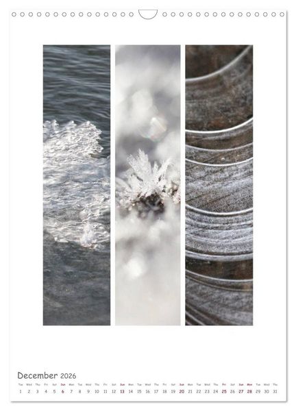 Produktbild: Colours of Nature - Triptycha (Wall Calendar 2026 DIN A3 portrait), CALVENDO 12 Month Wall Calendar