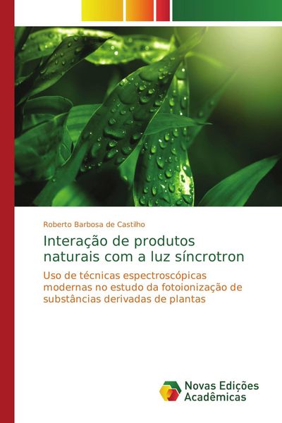Produktbild: Intera&ccedil;&atilde;o de produtos naturais com a luz s&iacute;ncrotron