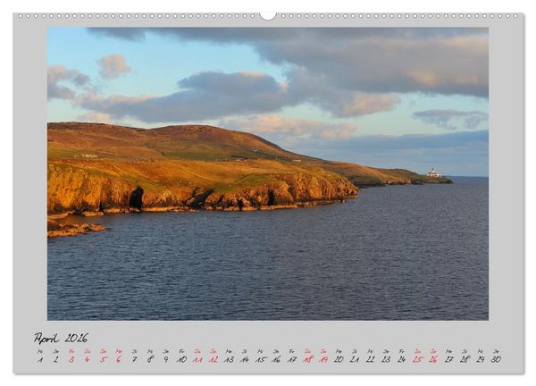 Produktbild: F&auml;r&ouml;er, Shetland, Orkney - Inseln im Nordatlantik (hochwertiger Premium Wandkalender 2026 DIN A2 quer), Kunstdruck in Hochglanz