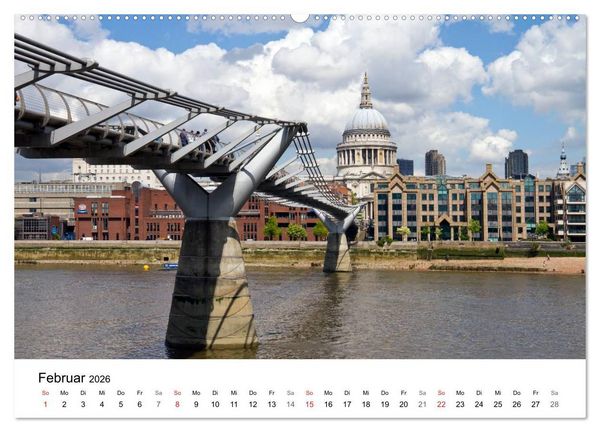 Produktbild: LONDON Willkommen in der Weltstadt (Wandkalender 2026 DIN A2 quer), CALVENDO Monatskalender