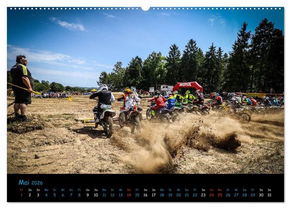Produktbild: MX Racing 2026 (Wandkalender 2026 DIN A2 quer), CALVENDO Monatskalender