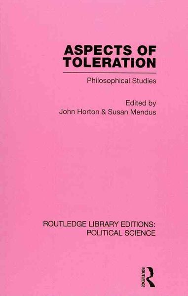 Produktbild: Aspects of Toleration Routledge Library Editions: Political Science Volume 41