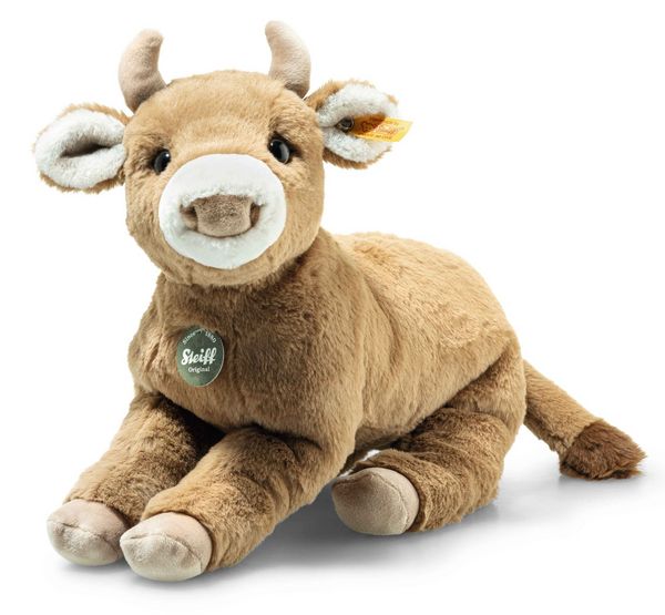 Produktbild: Steiff 069857 - Resi Kalb, liegend, braun, Pl&uuml;sch, 32 cm