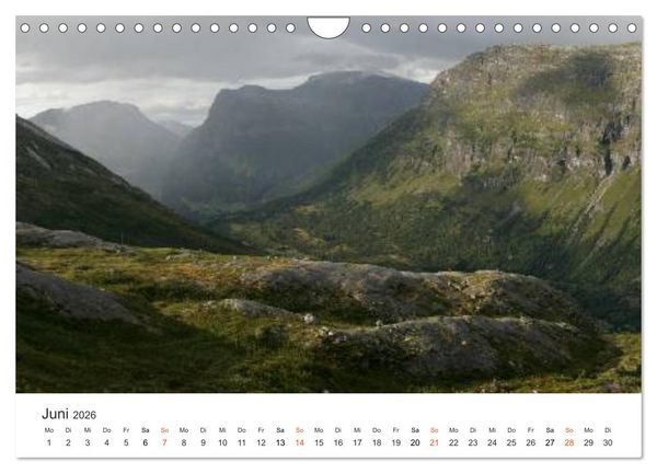 Produktbild: Norwegische Impressionen (Wandkalender 2026 DIN A4 quer), CALVENDO Monatskalender