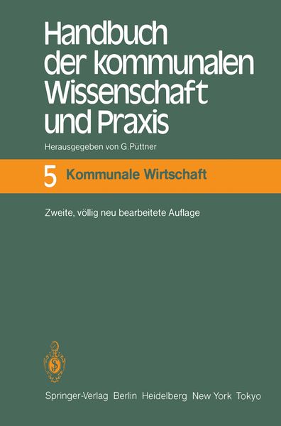 Produktbild: Handbuch der kommunalen Wissenschaft und Praxis
