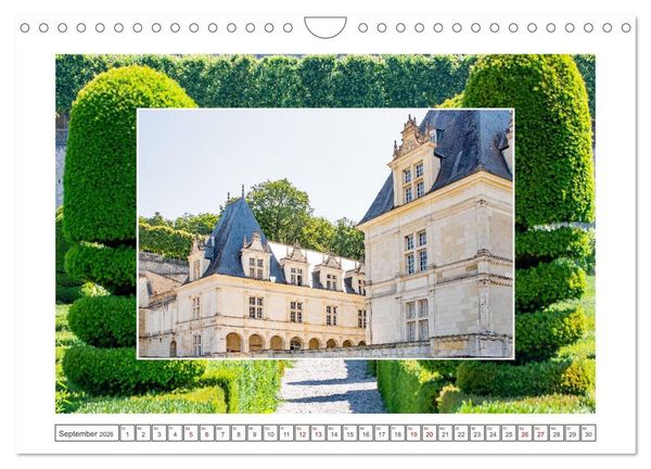 Produktbild: Schl&ouml;sser der Loire - Romantik Pur (Wandkalender 2026 DIN A4 quer), CALVENDO Monatskalender