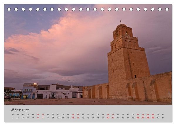 Produktbild: Tunesien Vielfalt am Mittelmeer (Tischkalender 2027 DIN A5 quer), CALVENDO Monatskalender