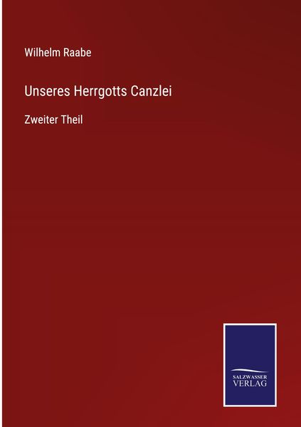 Produktbild: Unseres Herrgotts Canzlei