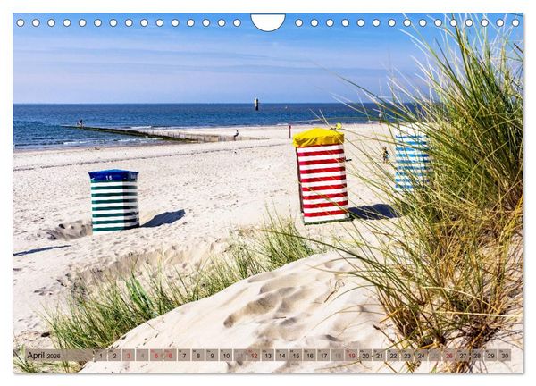 Produktbild: BORKUM Trauminsel in der Nordsee (Wandkalender 2026 DIN A4 quer), CALVENDO Monatskalender