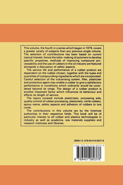 Produktbild: Developments in Rubber Technology&mdash;4
