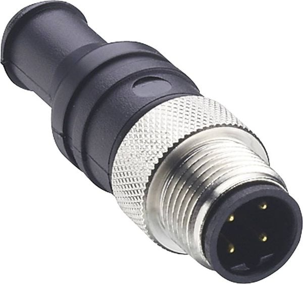Produktbild: Belden 11024-1 Sensor-/Aktor-Datensteckverbinder M12 Stecker, gerade Polzahl Sensoren: 4 1St.