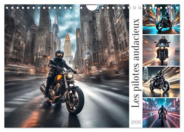 Produktbild: Les pilotes audacieux (Calendrier mural 2026 DIN A4 vertical), CALVENDO calendrier mensuel