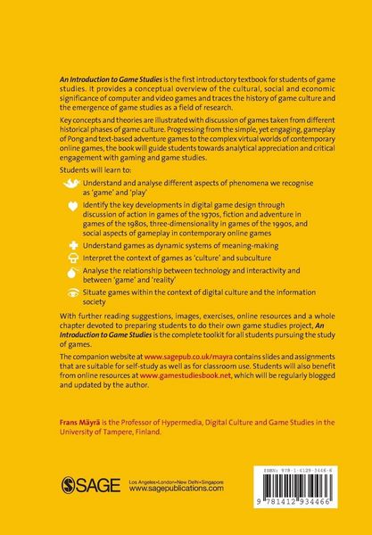 Produktbild: An Introduction to Game Studies