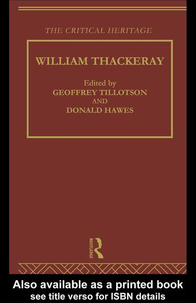 Produktbild: William Thackeray