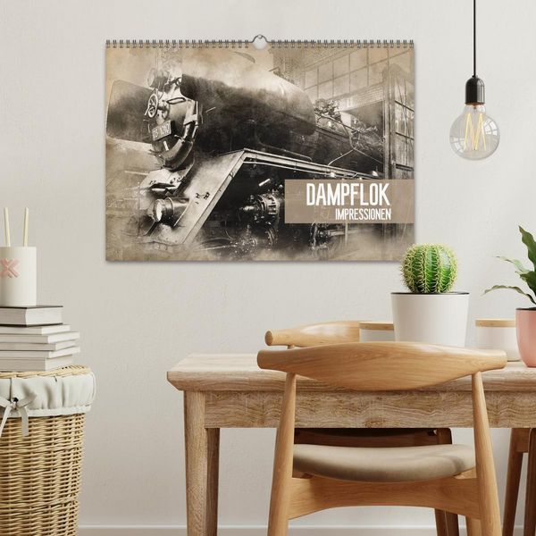 Produktbild: Dampflok Impressionen (Wandkalender 2026 DIN A3 quer), CALVENDO Monatskalender