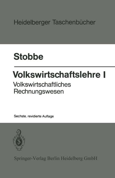 Produktbild: Volkswirtschaftslehre I