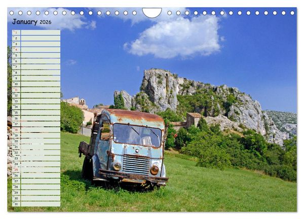 Produktbild: Abandoned Provence (Wall Calendar 2026 DIN A4 landscape), CALVENDO 12 Month Wall Calendar