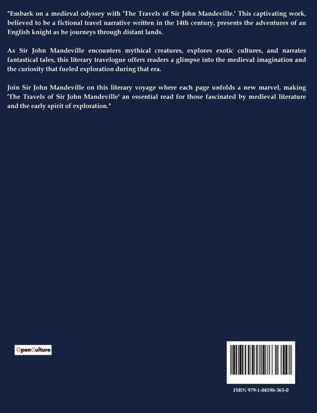 Produktbild: The Travels Of Sir John Mandeville