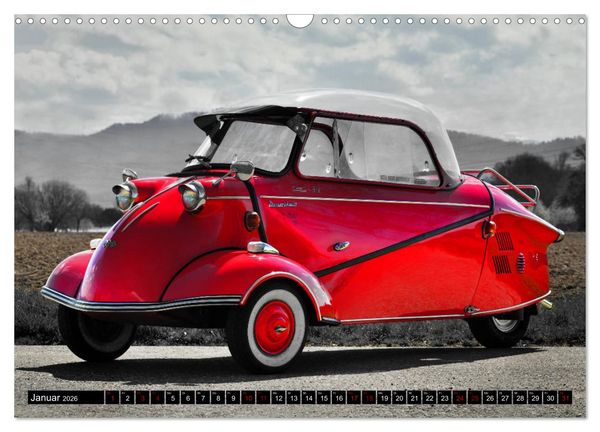 Produktbild: Historische Kleinwagen Made in Germany ART GALERIE (Wandkalender 2026 DIN A3 quer), CALVENDO Monatskalender