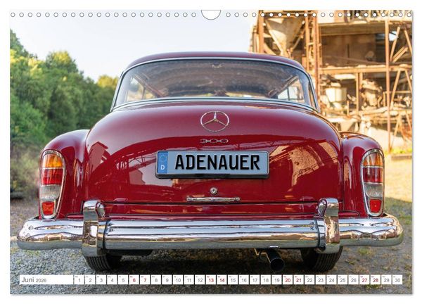 Produktbild: Mercedes Benz Adenauer: Legenden sind rot. (Wandkalender 2026 DIN A3 quer), CALVENDO Monatskalender