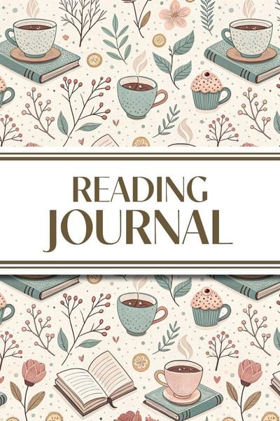 Produktbild: Reading Journal (Hot Chocolate, Books, and Flowers )