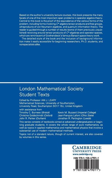 Produktbild: Tensor Products of C*-Algebras and Operator Spaces