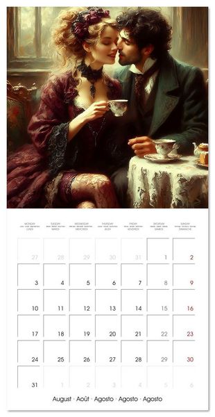 Produktbild: Teatime for two (Wall Calendar 2026 12 &times; 12 Inch) CALVENDO 12 Month Wall Calendar