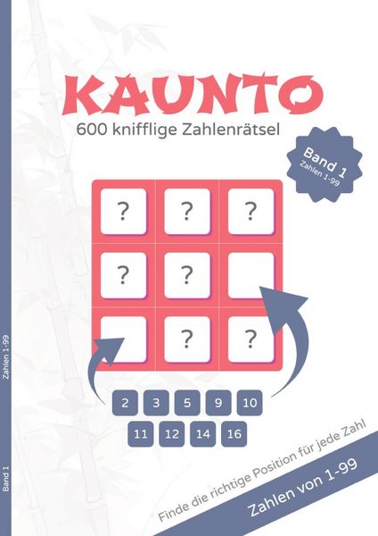 Produktbild: Kaunto - deutschsprachige R&auml;tselb&uuml;cher / KAUNTO - 600 knifflige Zahlenr&auml;tsel