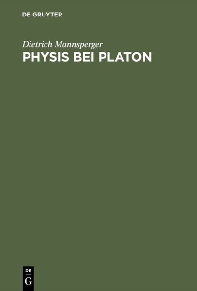 Produktbild: Physis bei Platon