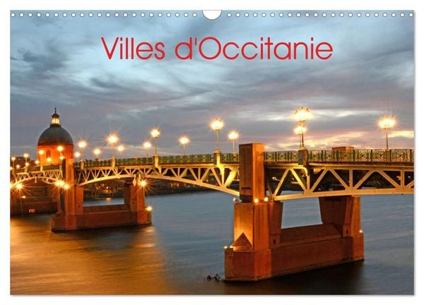 Produktbild: Villes d'Occitanie (Calendrier mural 2026 DIN A3 vertical), CALVENDO calendrier mensuel