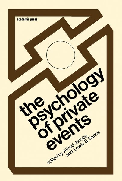 Produktbild: The Psychology of Private Events