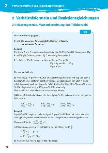 Produktbild: Klett 10-Minuten-Training Chemie - Rechnen in Chemie 7.-10. Klasse