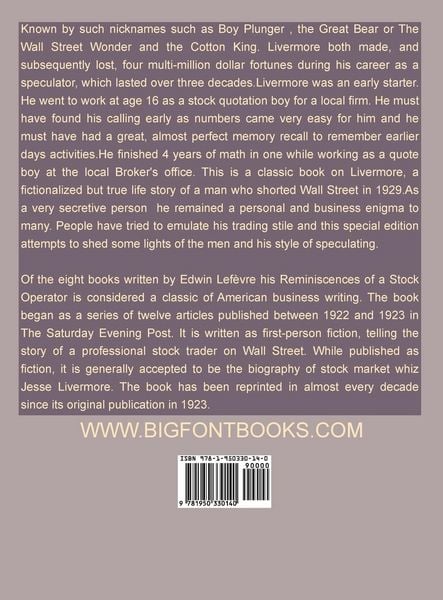 Produktbild: Reminiscences of a Stock Operator (Annotated Edition)