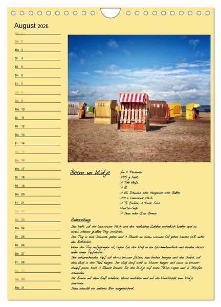 Produktbild: Ostfriesland - Appetit auf mehr / Geburtstagskalender (Wandkalender 2026 DIN A4 hoch), CALVENDO Monatskalender