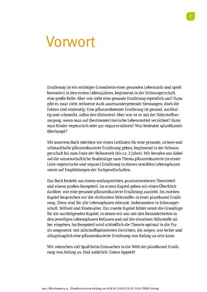 Produktbild: Plantbased von Anfang an: Baby & Kleinkind, Schwangerschaft & Stillzeit