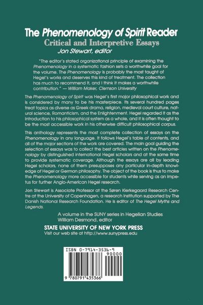 Produktbild: The Phenomenology of Spirit Reader