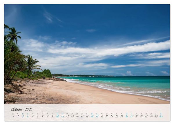 Produktbild: Verliebt in Sri Lanka (Tischkalender 2026 DIN A5 quer), CALVENDO Monatskalender