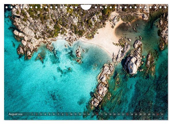 Produktbild: Sardinien - Karibik des Mittelmeers (Wandkalender 2026 DIN A4 quer), CALVENDO Monatskalender