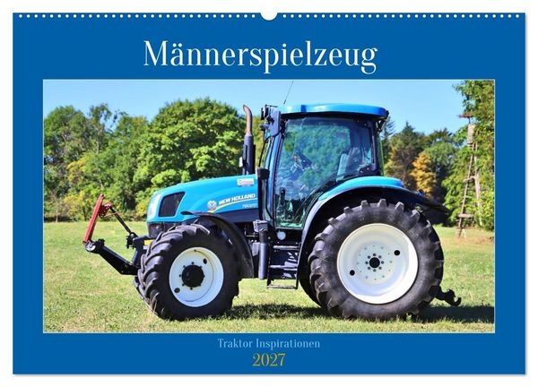 Produktbild: M&auml;nnerspielzeug Traktor Inspirationen (Wandkalender 2027 DIN A2 quer), CALVENDO Monatskalender