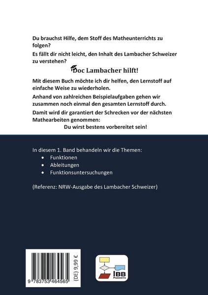 Produktbild: Doc Lambacher hilft! Deine Unterst&uuml;tzung zum Mathebuch - Gymnasium/Gesamtschule Einf&uuml;hrungsphase (NRW)