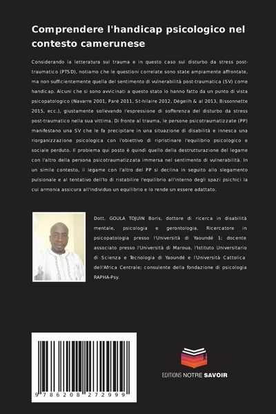 Produktbild: Comprendere l'handicap psicologico nel contesto camerunese