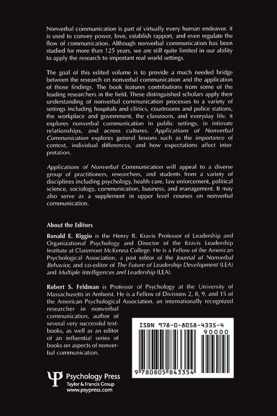 Produktbild: Applications of Nonverbal Communication