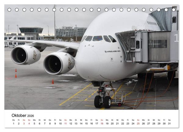 Produktbild: Best of Aviation (Tischkalender 2026 DIN A5 quer), CALVENDO Monatskalender