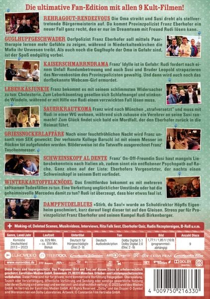 Produktbild: Die Eberhofer Neiner Gaudi [9 DVDs]