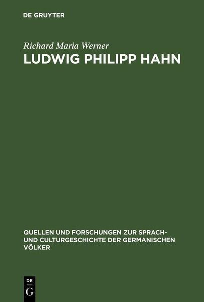 Produktbild: Ludwig Philipp Hahn