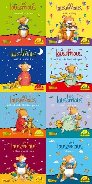 Pixi-8er-Set 271: Neues von Leo Lausemaus (8x1 Exemplar), Set von , Carlsen, 9783551044839
