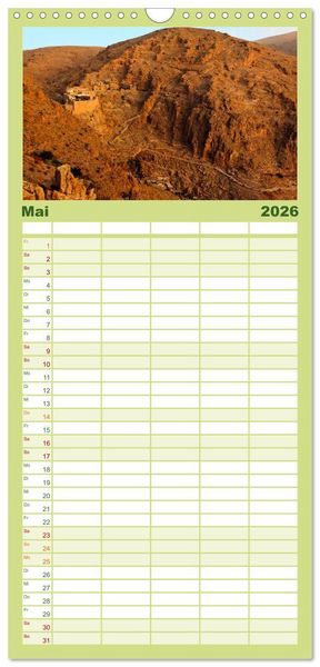 Produktbild: Familienplaner 2026 - Syrien - Erinnerungen mit 5 Spalten (Wandkalender, 21 x 45 cm) CALVENDO