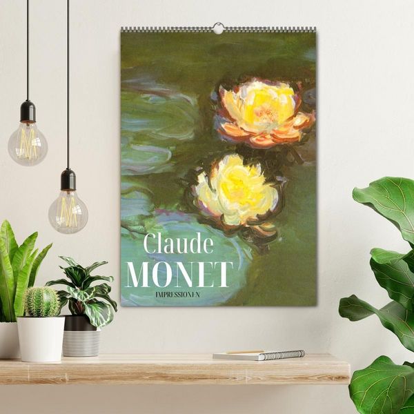 Produktbild: Claude Monet Impressionen 2027 (Wandkalender 2027 DIN A2 hoch), CALVENDO Monatskalender