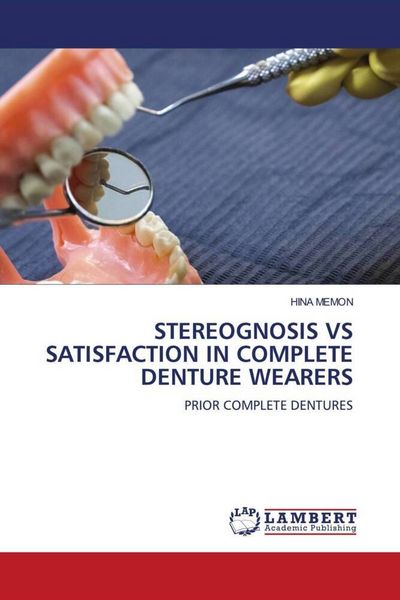 Produktbild: STEREOGNOSIS VS SATISFACTION IN COMPLETE DENTURE WEARERS